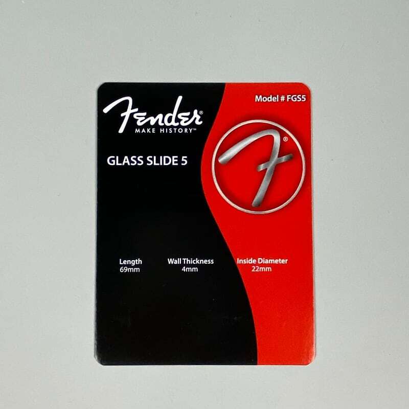 Fender Glass Slide 5 Fat Large, Clear