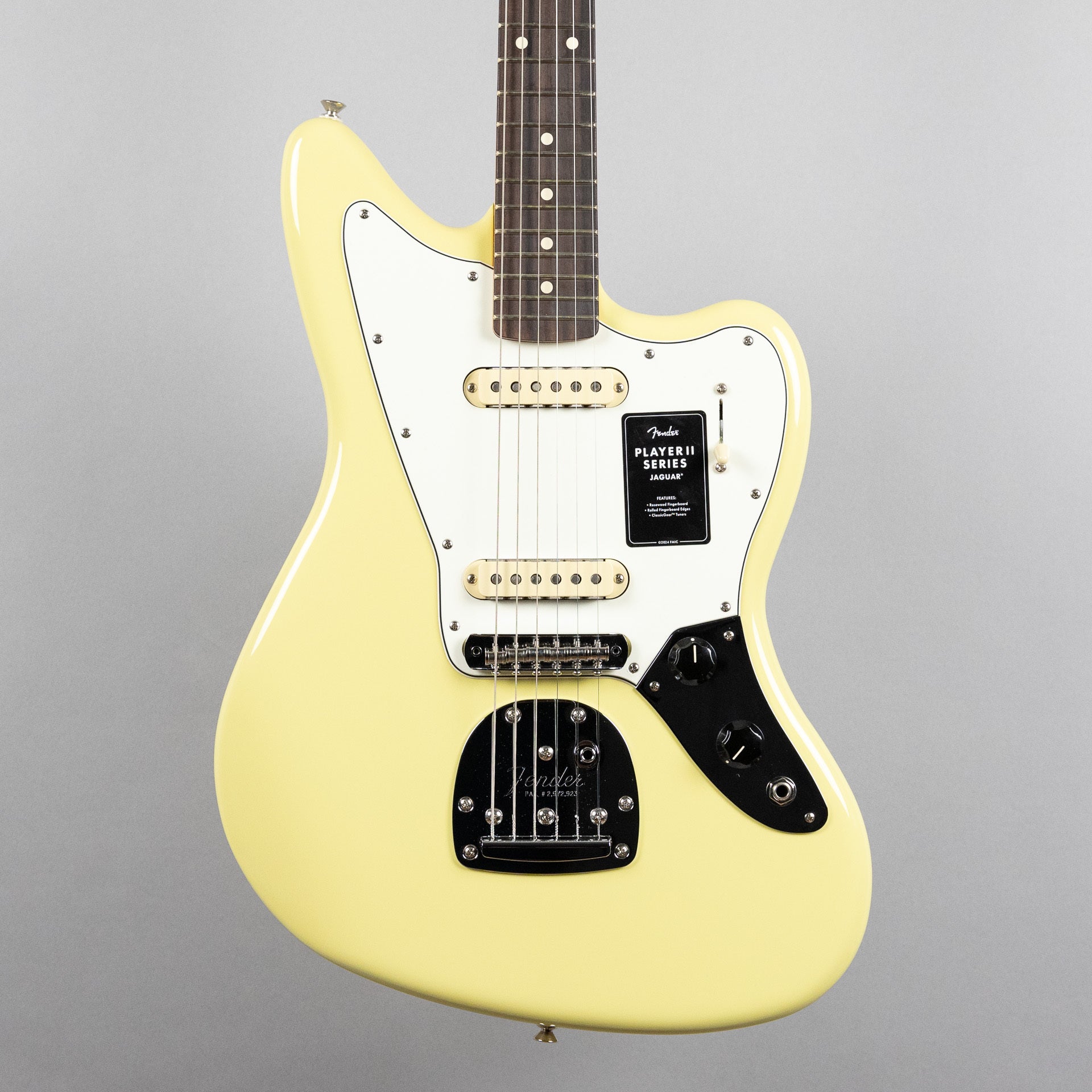 Fender Player II Jaguar, Hialeah Yellow – Carlton Music Center