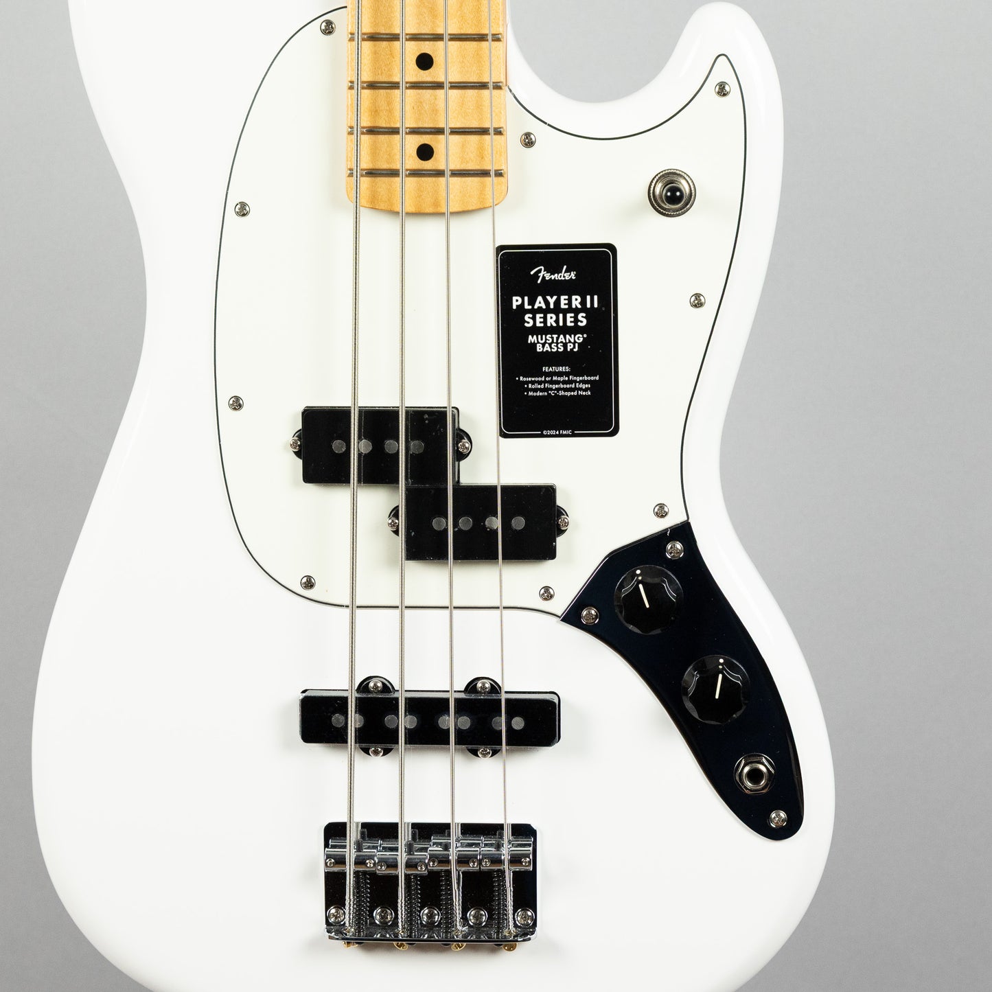 Fender Player II Mustang PJ Bass, Polar White