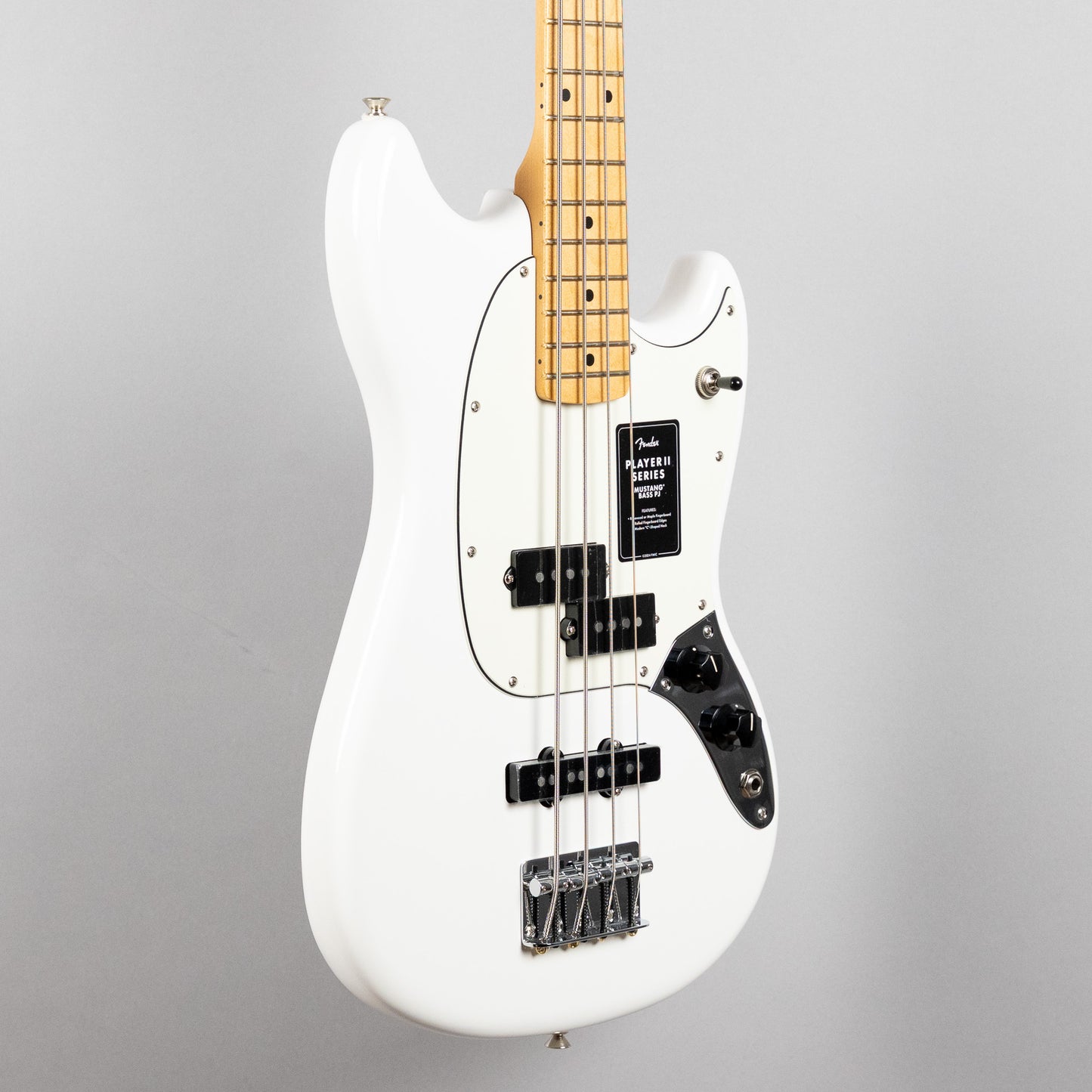 Fender Player II Mustang PJ Bass, Polar White