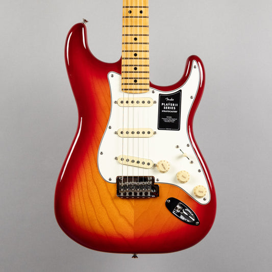 Fender Player II Stratocaster, Aged Cherry Burst (Chambered)