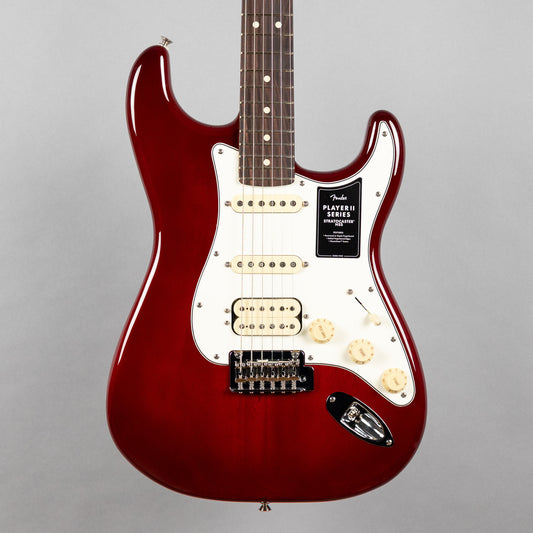 Fender Player II Stratocaster HSS, Transparent Cherry Burst (Chambered)
