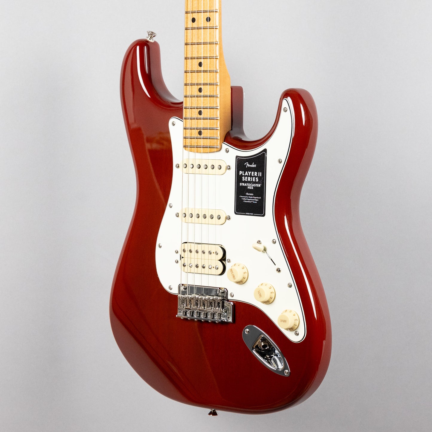 Fender Player II Stratocaster HSS, Transparent Mocha Burst (Chambered Mahogany)