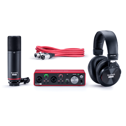 Focusrite Scarlett 2i2 Studio 3rd Gen USB Audio Interface Bundle