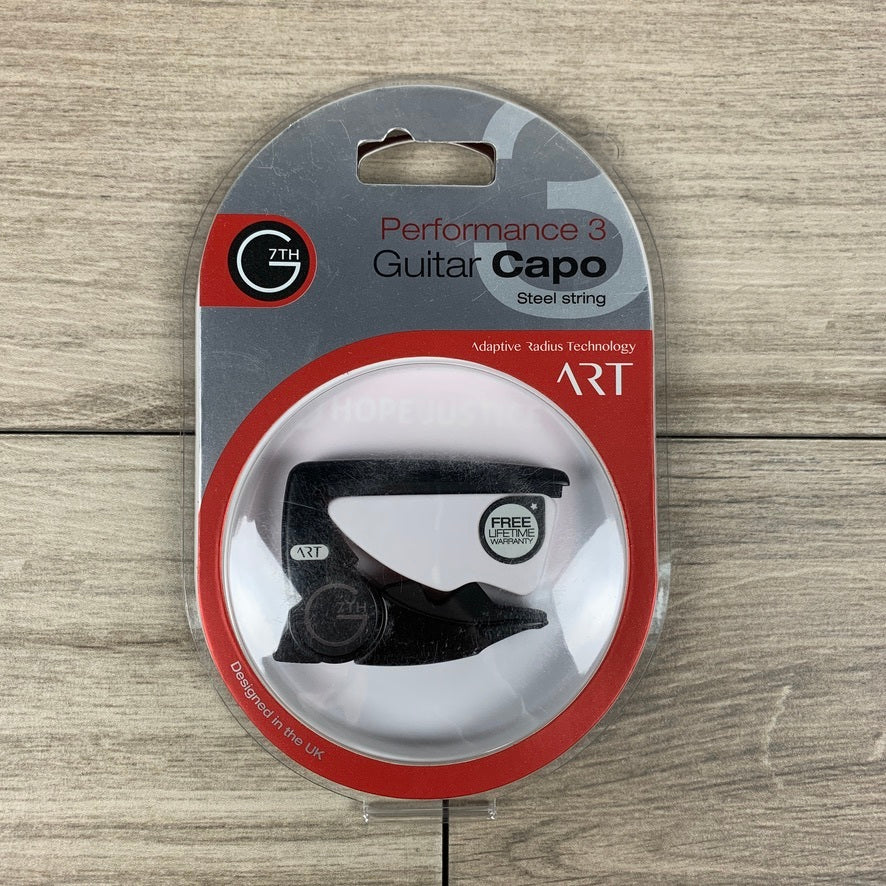 G7th Performance 3 Capo for 6-String Guitars, Black