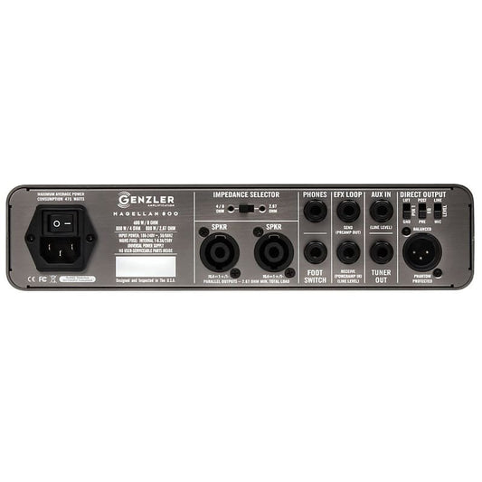 Genzler Amplification MG-800 Magellan 800 Compact 800-Watt Bass Amp Head