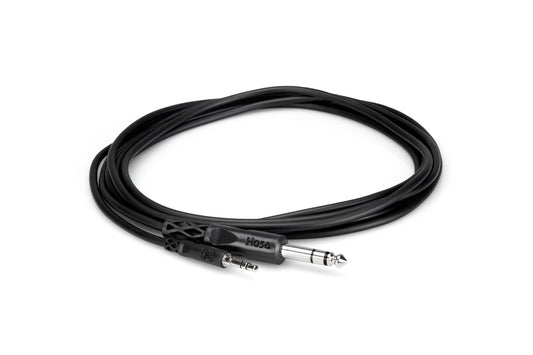 Hosa 3ft Stereo Interconnect 3.5 mm TRS to 1/4 in TRS