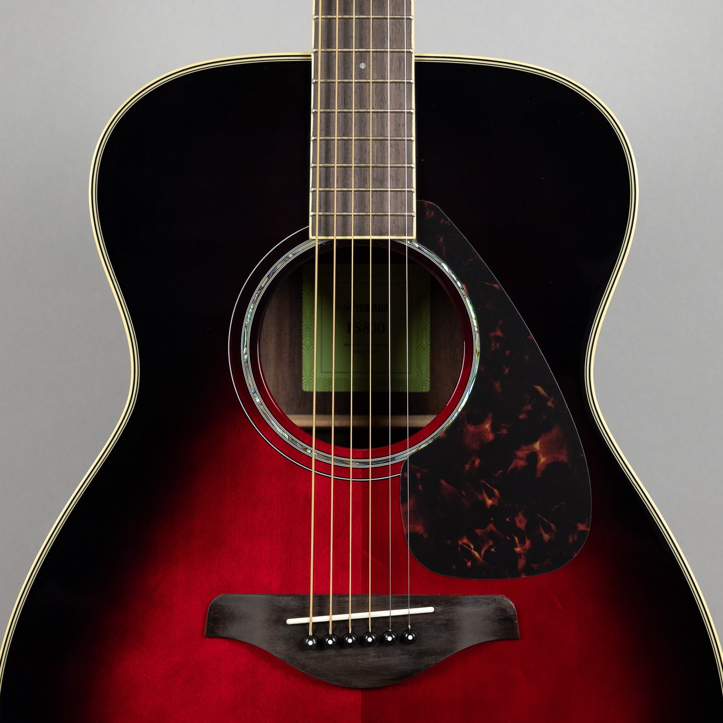 Yamaha FS830 Acoustic Guitar in Dusk Sun Red