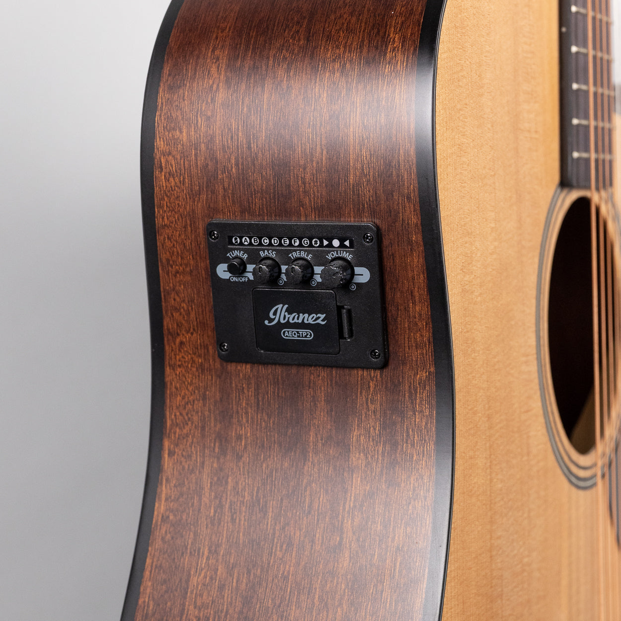 Ibanez AAD50CE Grand Dreadnought Acoustic Guitar, Natural Low Gloss