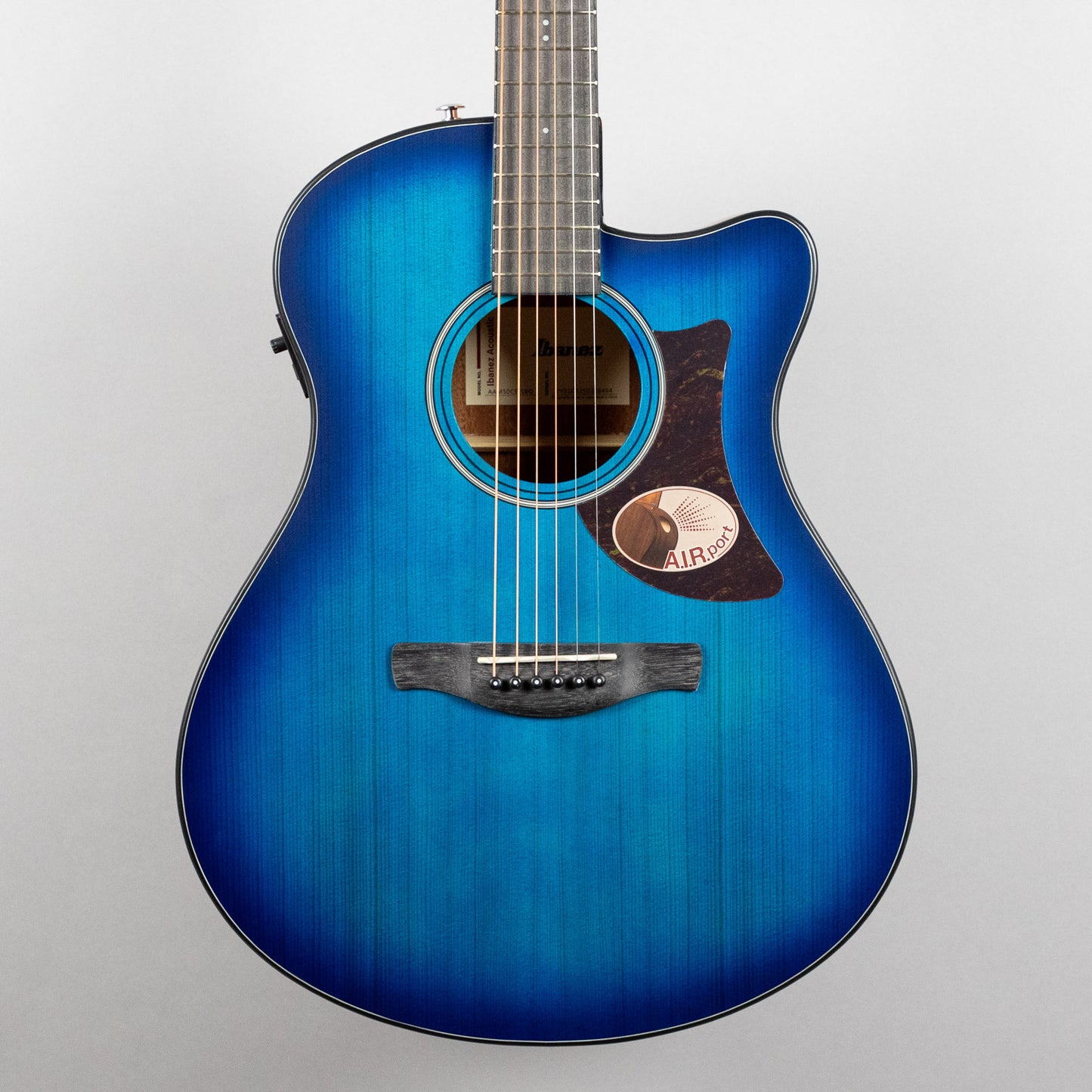 Ibanez AAM50CE Advanced Acoustic, Sapphire Blue Burst Top