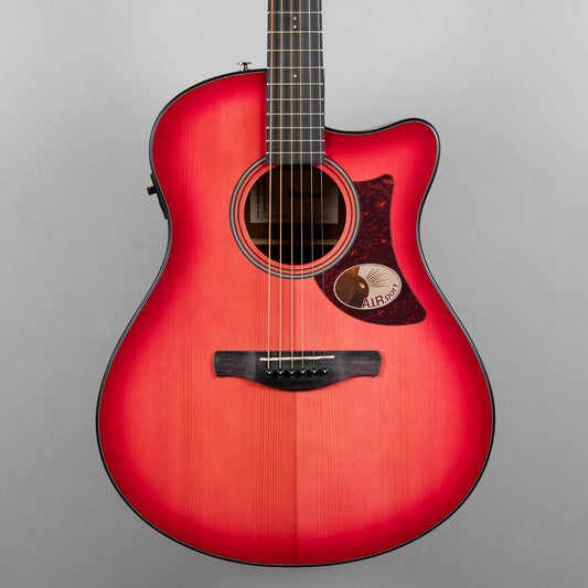 Ibanez AAM50CE-CRO Acoustic Guitar, Coral Red Burst Top