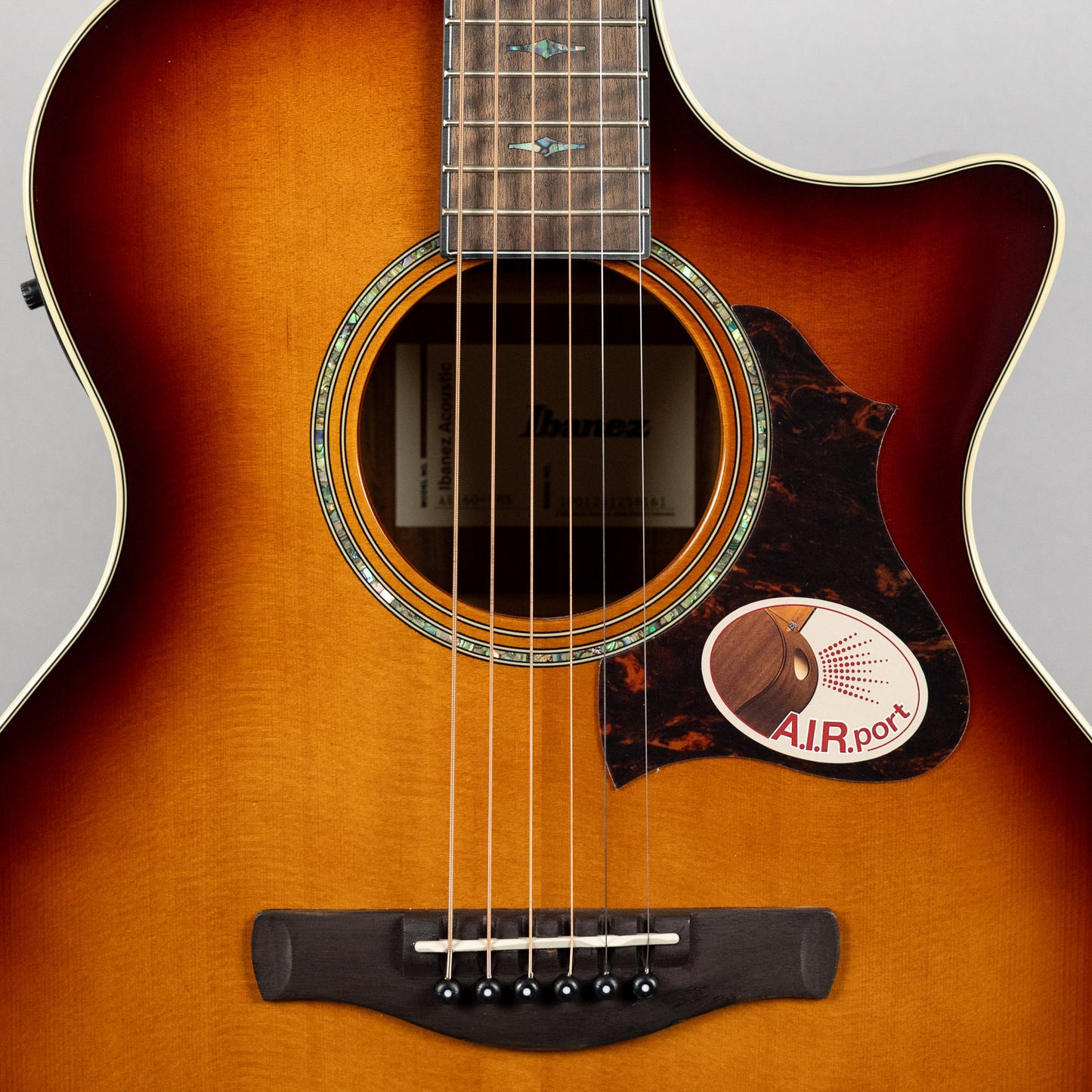 Ibanez AE160-VMS Acoustic Guitar, Vintage Mahogany Sunburst High Gloss