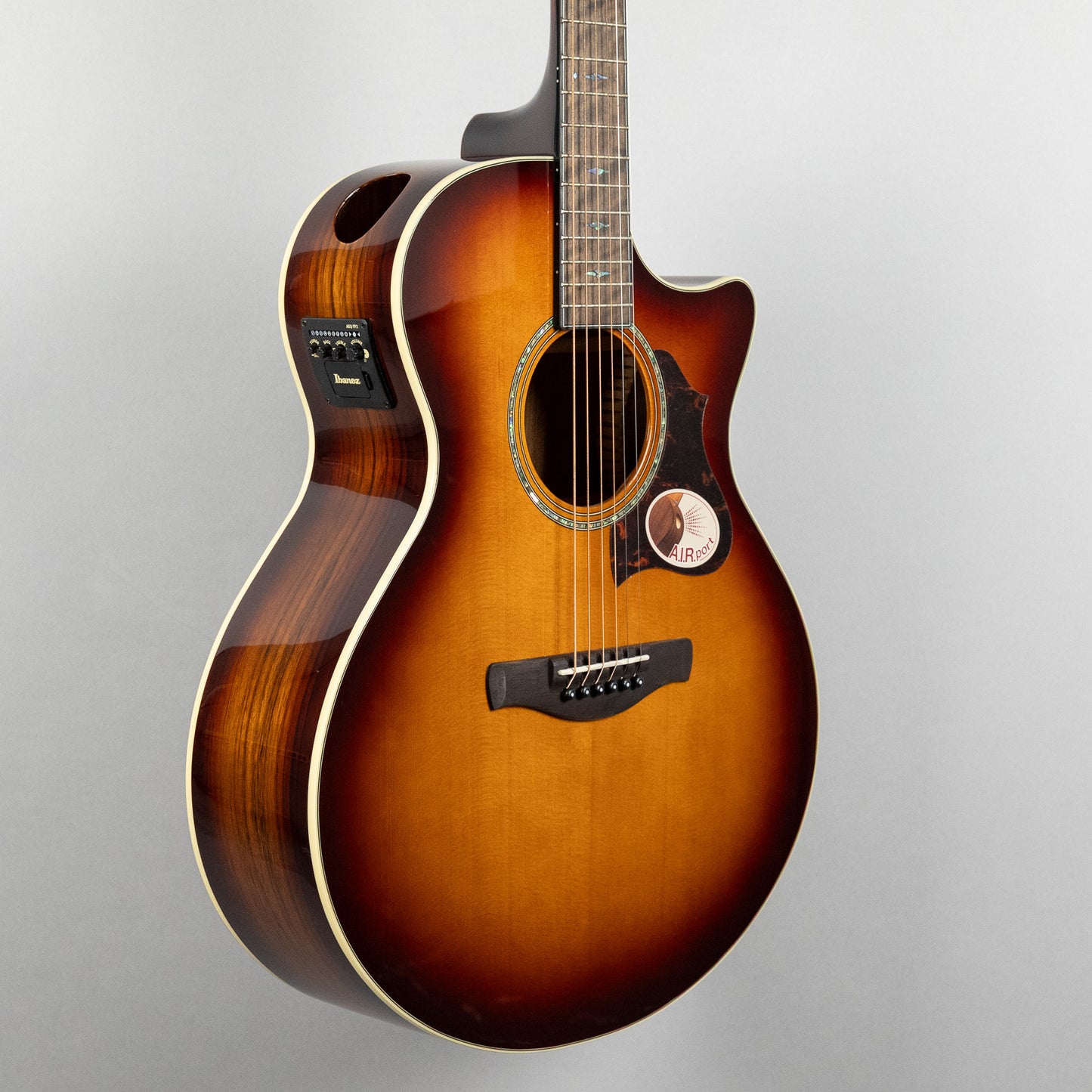 Ibanez AE160-VMS Acoustic Guitar, Vintage Mahogany Sunburst High Gloss