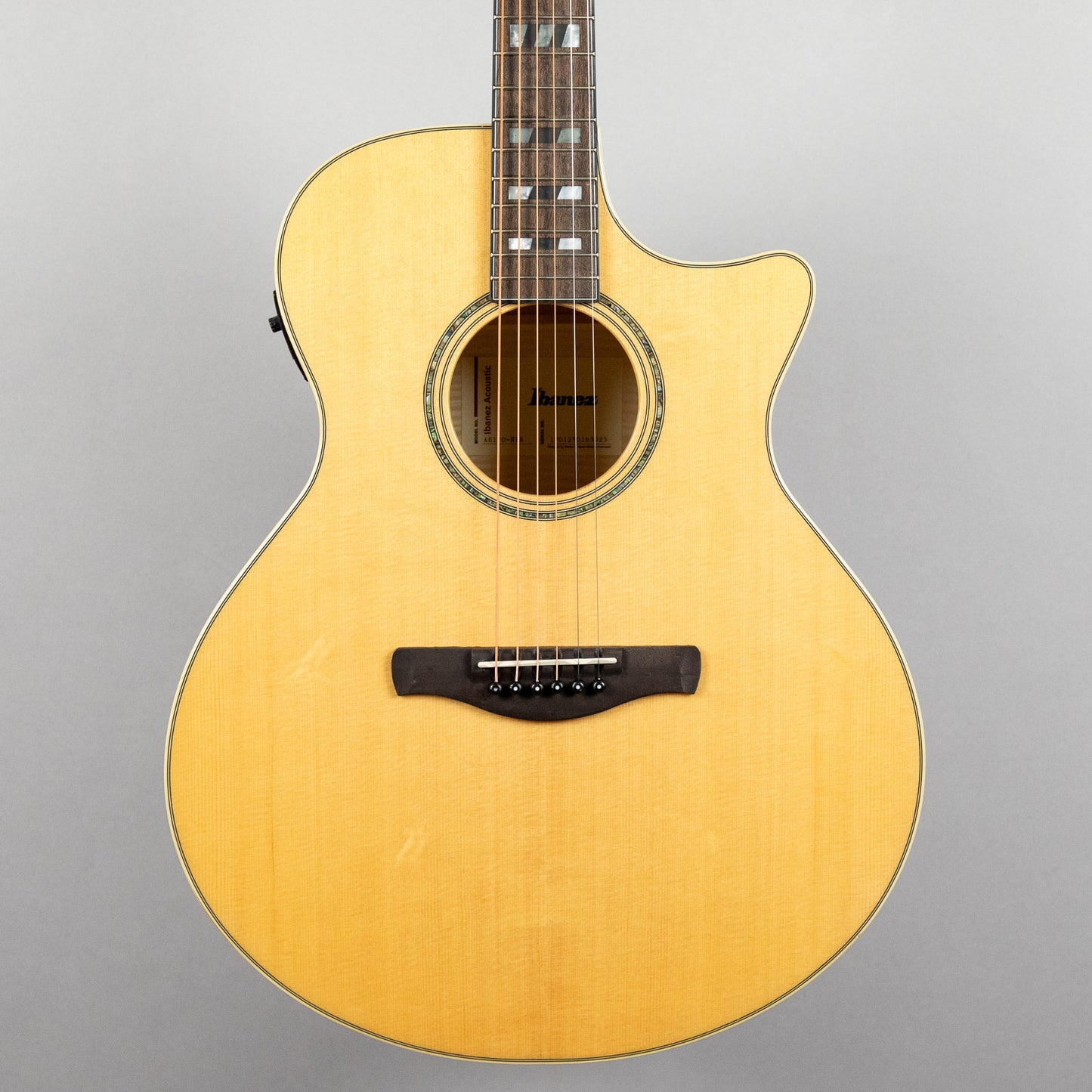 Ibanez AE170-NTR Acoustic Guitar, Natural Top, Transparent Red Back & Sides