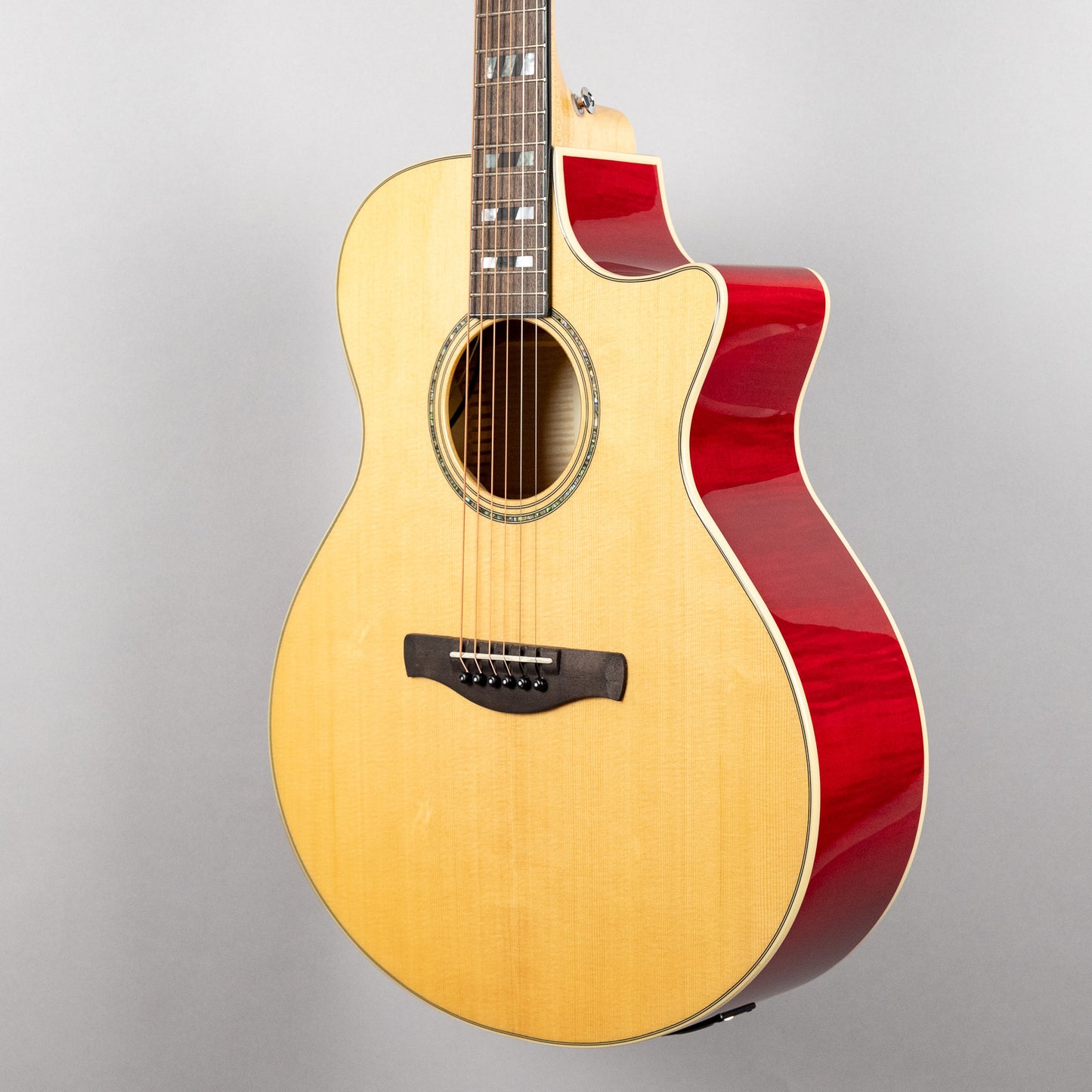 Ibanez AE170-NTR Acoustic Guitar, Natural Top, Transparent Red Back & Sides