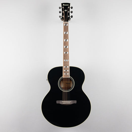 Ibanez AJ70M1E Artwood Jumbo Acoustic, Black High Gloss