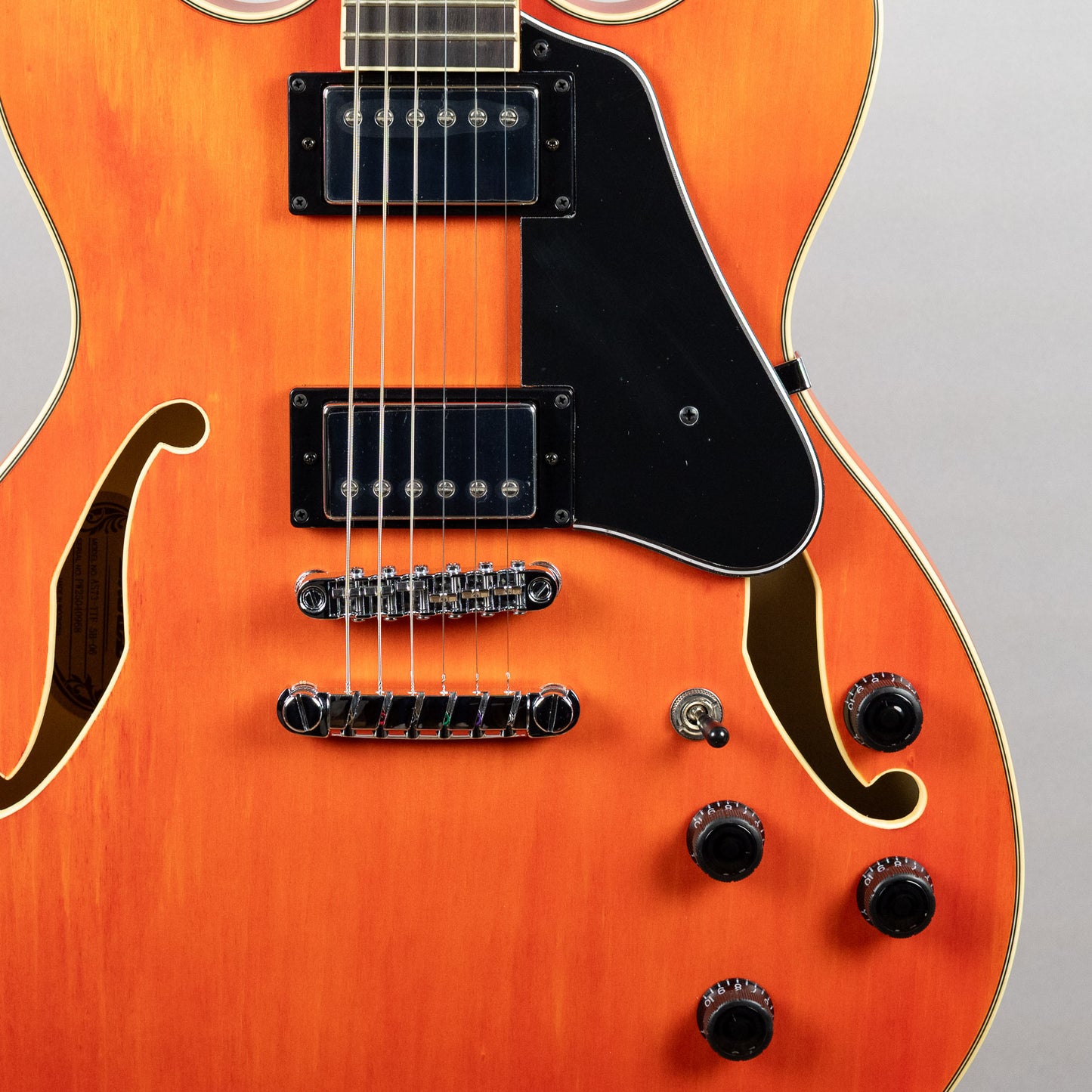 Ibanez AS73 Artcore Semi-Hollow Body, Transparent Tangerine Flat