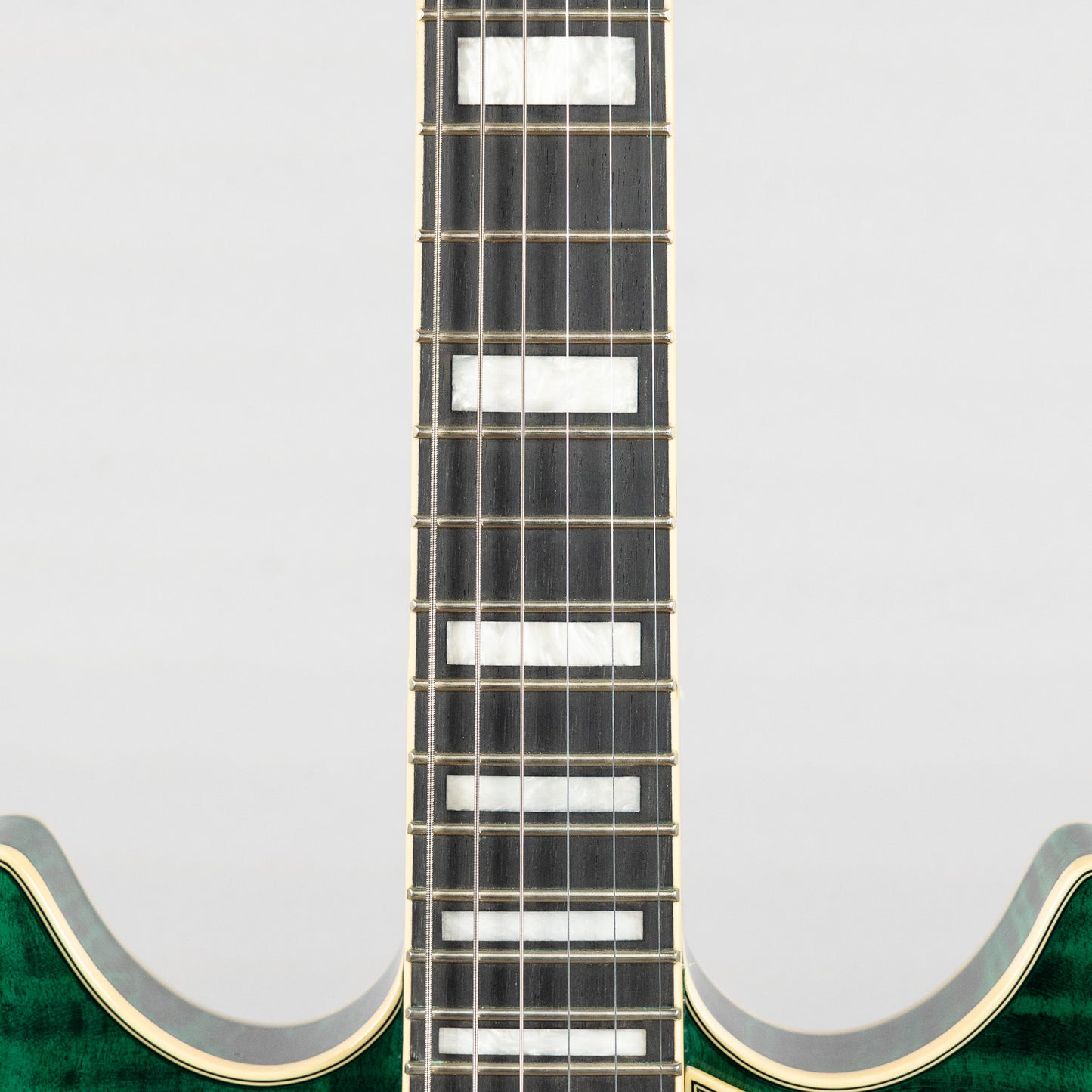 Ibanez AS93FM Artcore Expressionist Semi-Hollow Body, Transparent Moss Green