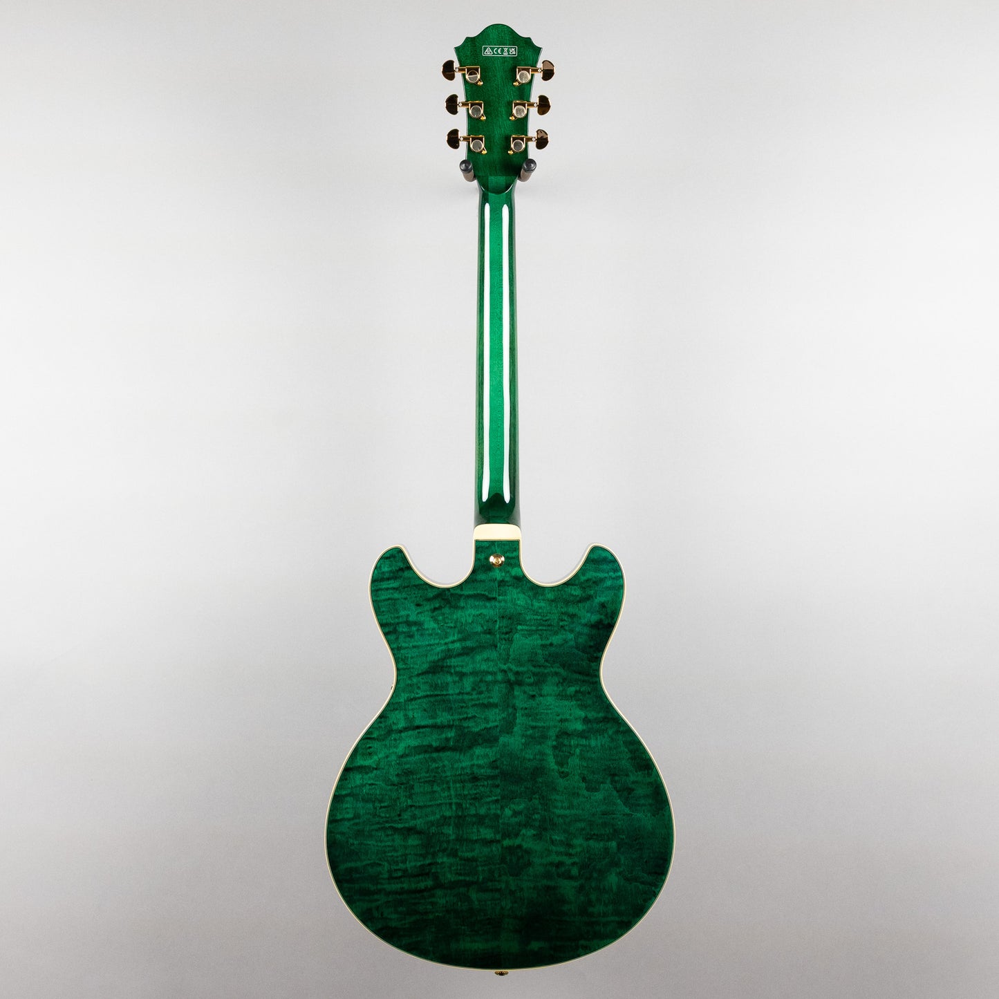 Ibanez AS93FM Artcore Expressionist Semi-Hollow Body, Transparent Moss Green