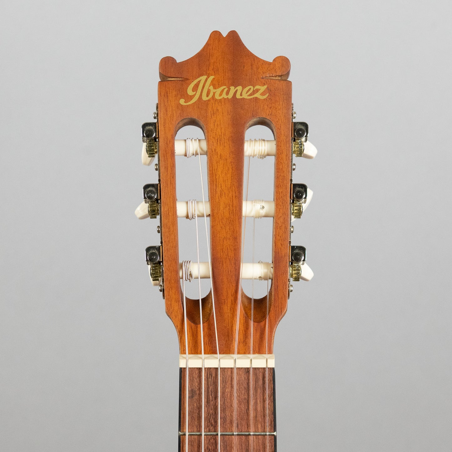 Ibanez GA3ECE Classical Nylon String Guitar, Open Pore Amber