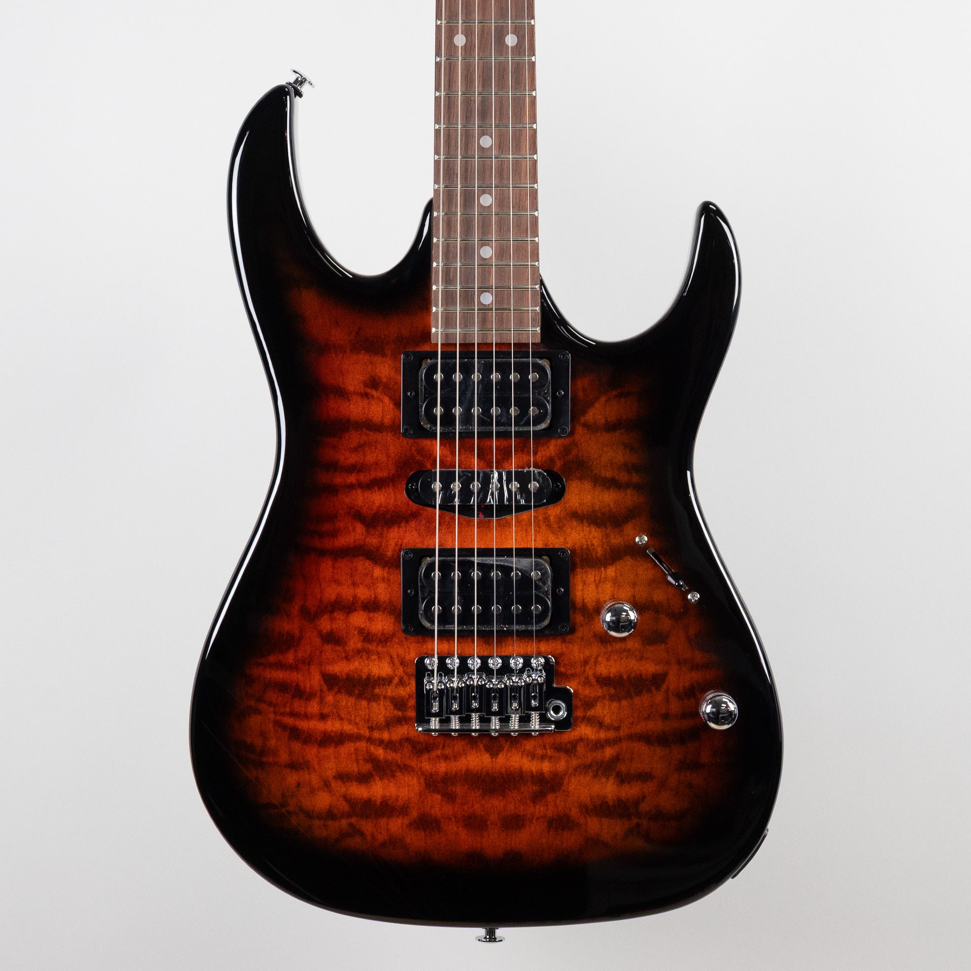 【メンテ済み・美品】Ibanez GIO GRX70QA エレキギター ブラウン Ibanez GRX70QA RG Gio Electric Guitar, Sunburst – Carlton Music Center