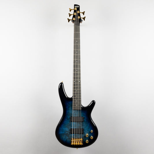 Ibanez GSR205PC SR Gio 5-String Bass, Transparent Marine Burst