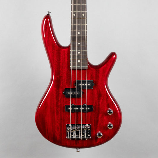 Ibanez GSRM20 miKro 4-String Bass Guitar, Transparent Red