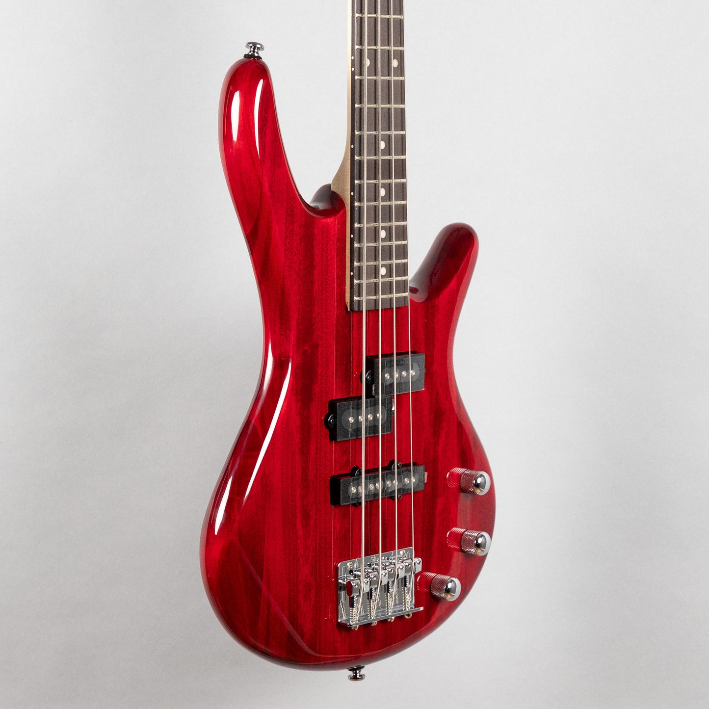 Ibanez GSRM20 miKro 4-String Bass Guitar, Transparent Red