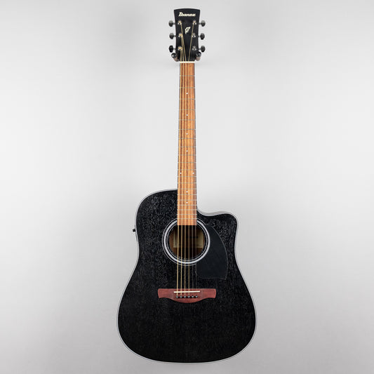 Ibanez PF54CE Dreadnought Acoustic, Weathered Black Top