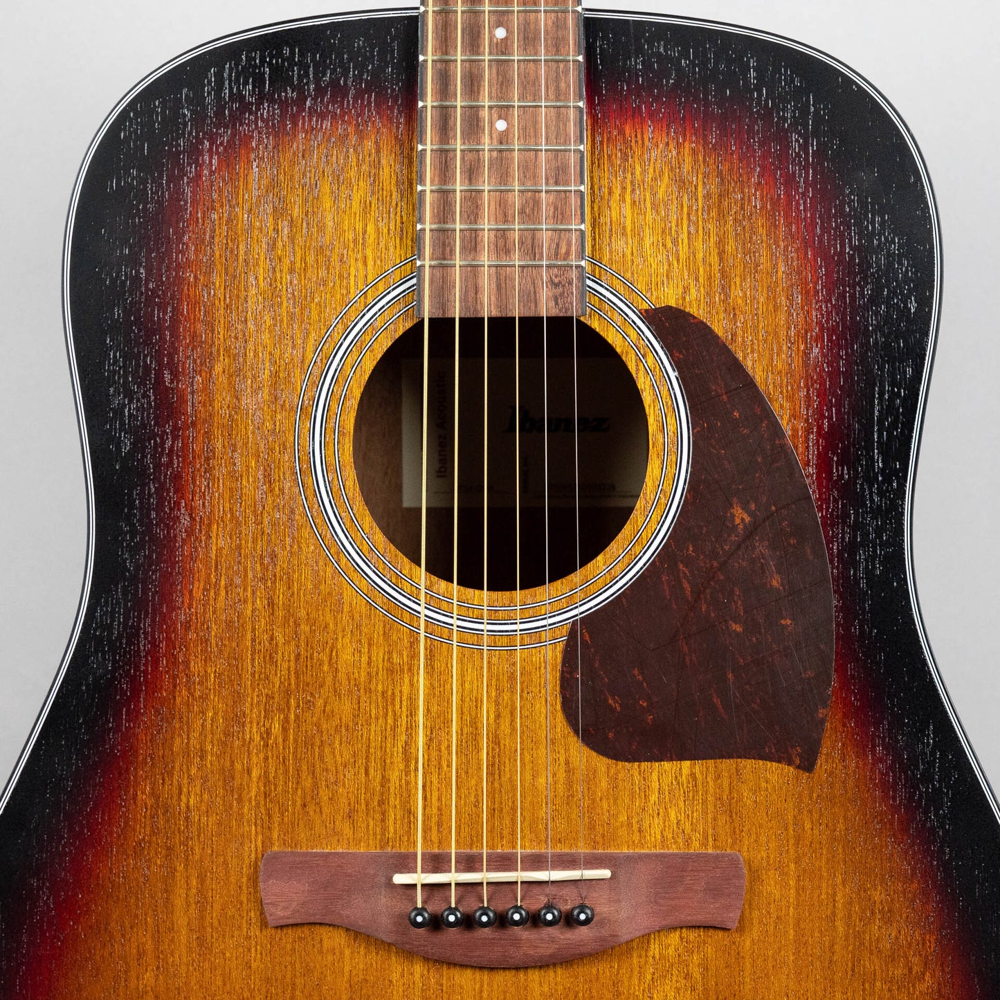 Ibanez PF54 Dreadnought Acoustic, Open Pore Vintage Sunburst Top