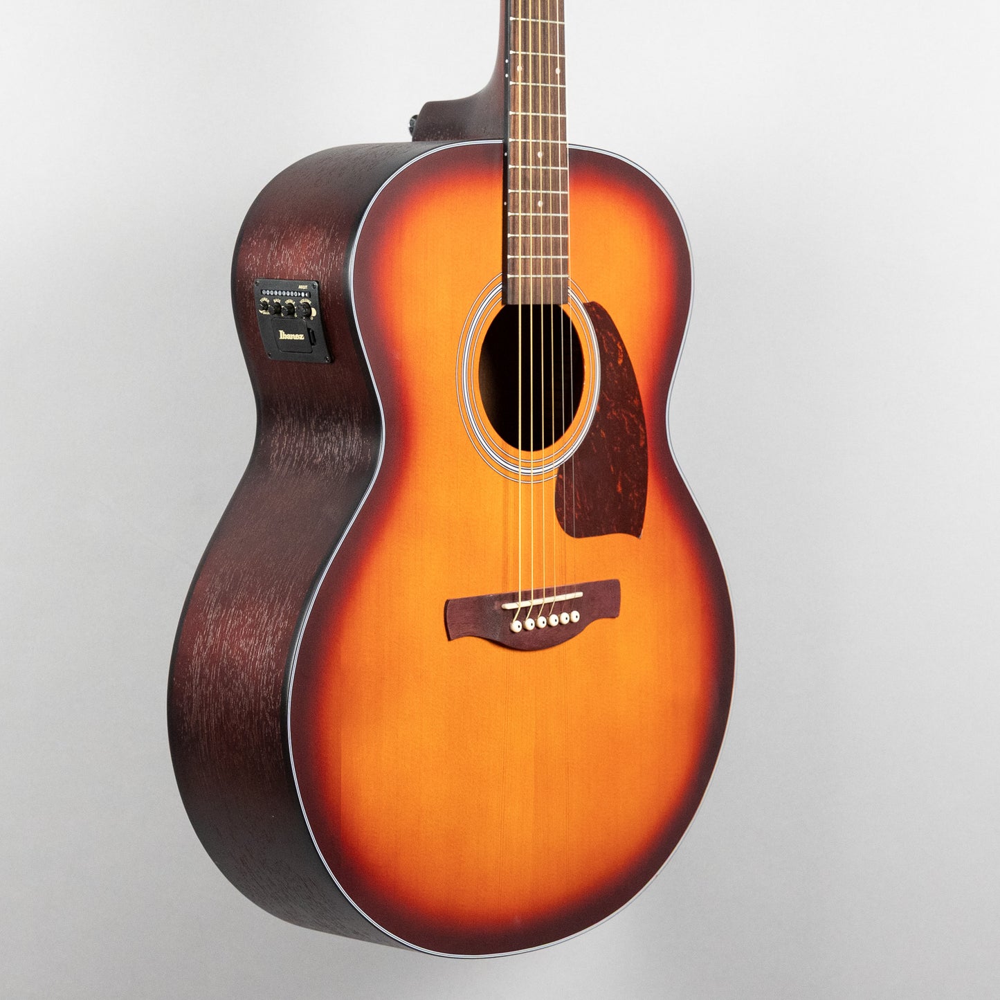 Ibanez PJ50E Jumbo Acoustic, Vintage Amber Sunburst Top