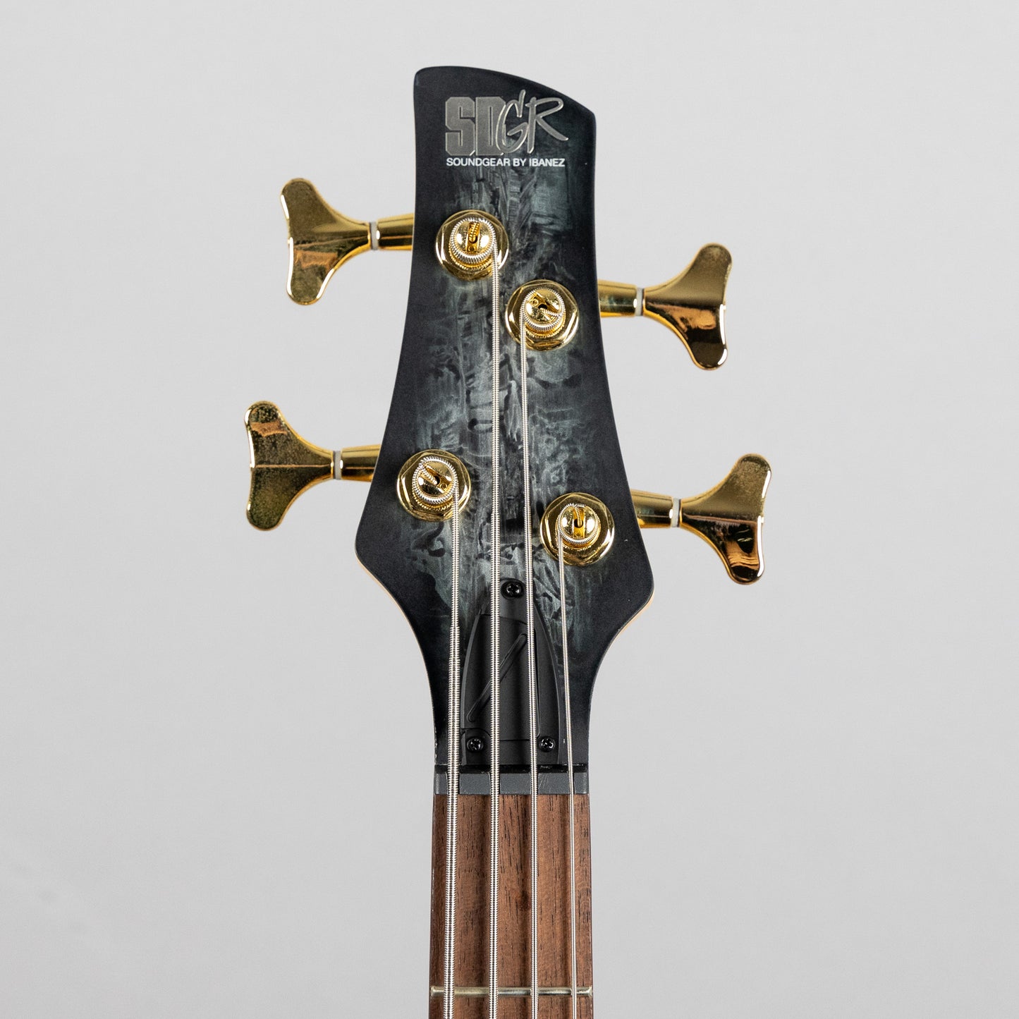 Ibanez SR300EDX SR Standard 4-String Bass Guitar, Black Ice Frozen Matte