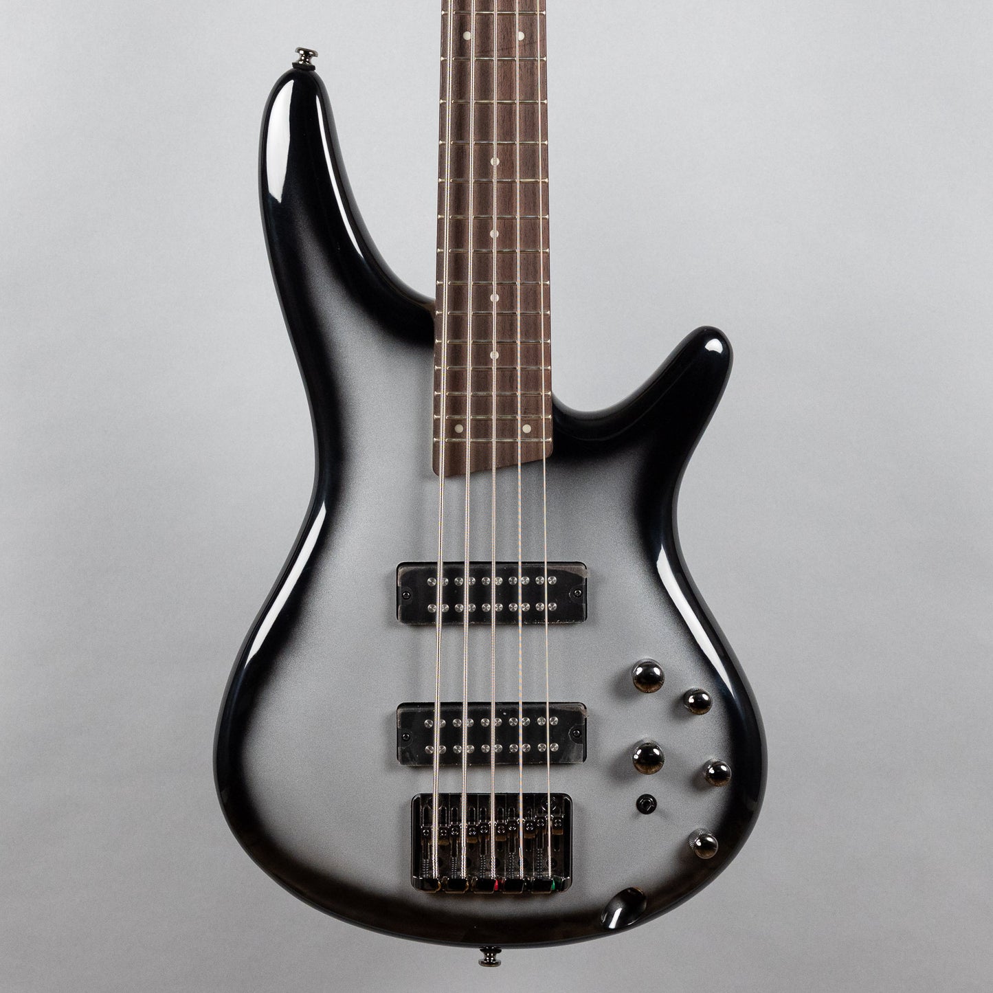 Ibanez SR305E SR Standard 5-String Bass, Metallic Silver Sunburst