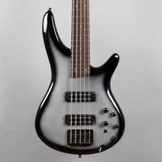 Ibanez SR305E SR Standard 5-String Bass, Metallic Silver Sunburst