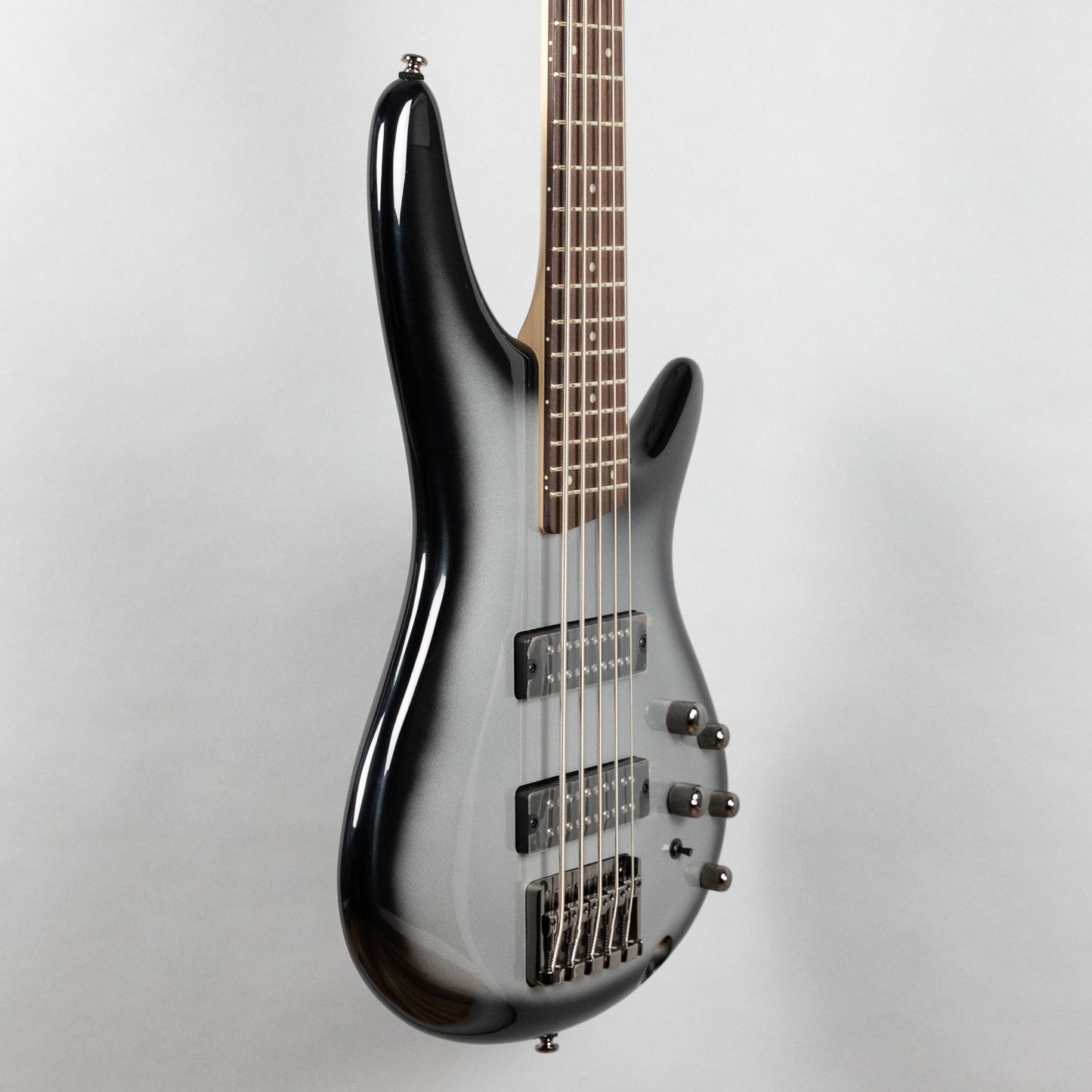 Ibanez SR305E SR Standard 5-String Bass, Metallic Silver Sunburst