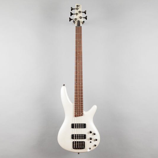 Ibanez SR305E SR Standard 5-String Bass, Pearl White