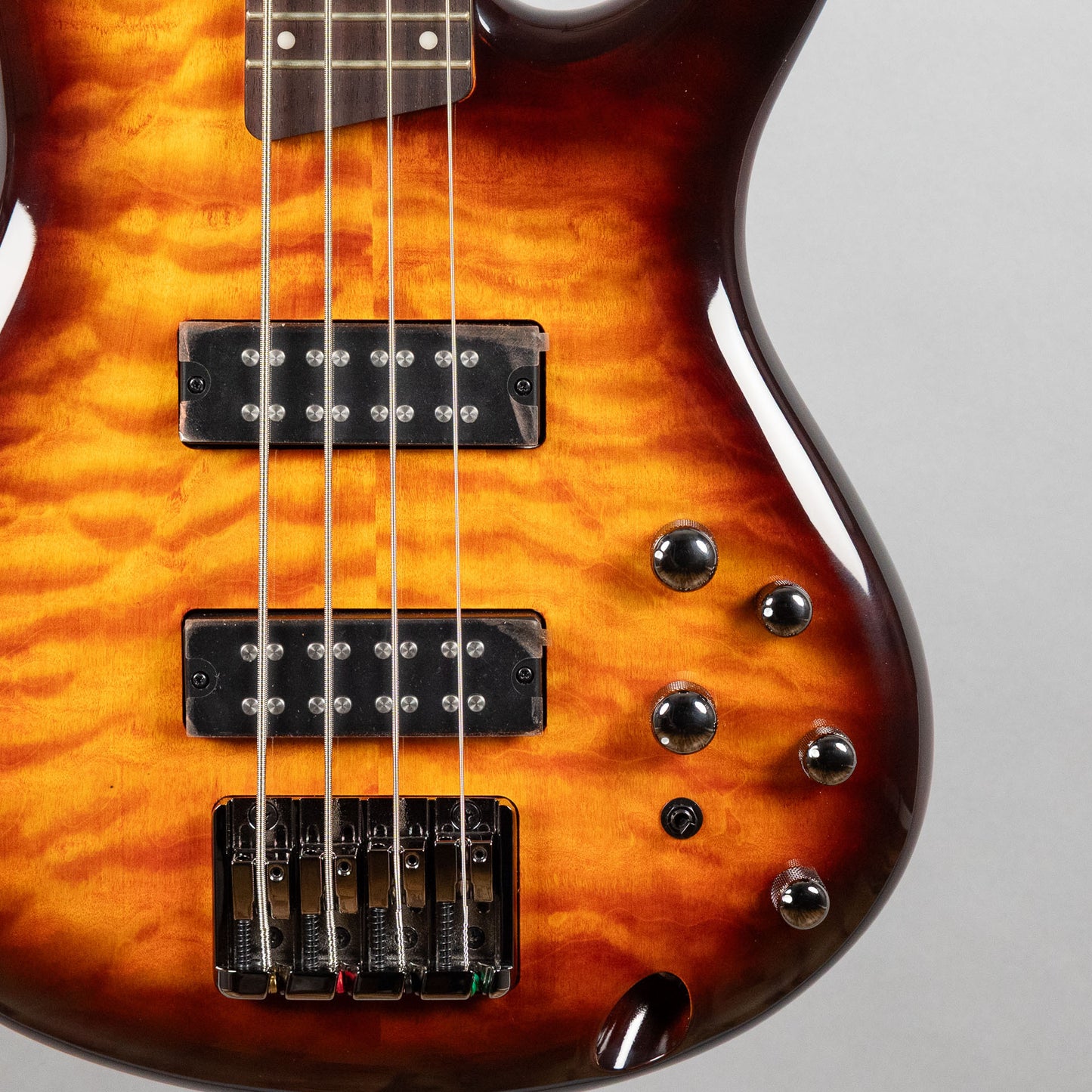 Ibanez SR400EQM SR Standard 4-String Bass, Dragon Eye Burst