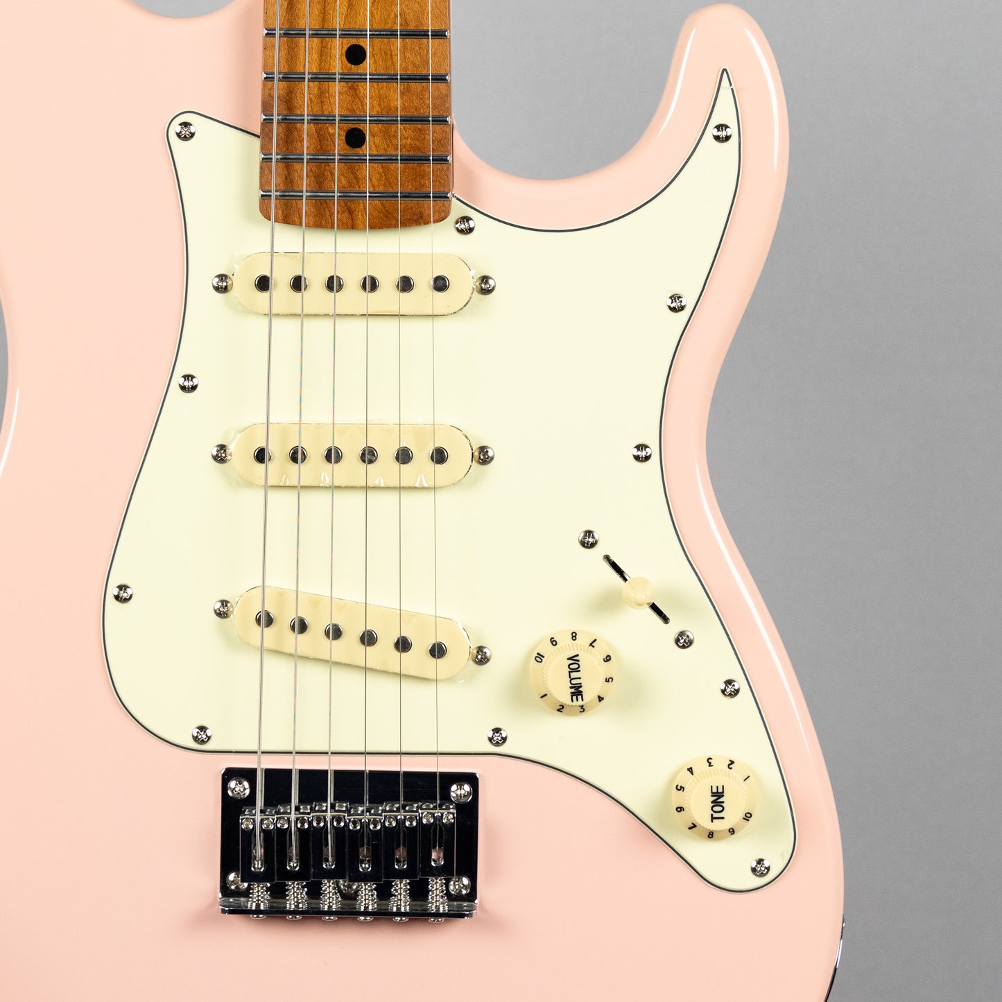 JET JS300 Mini SSS Electric Guitar, Pink