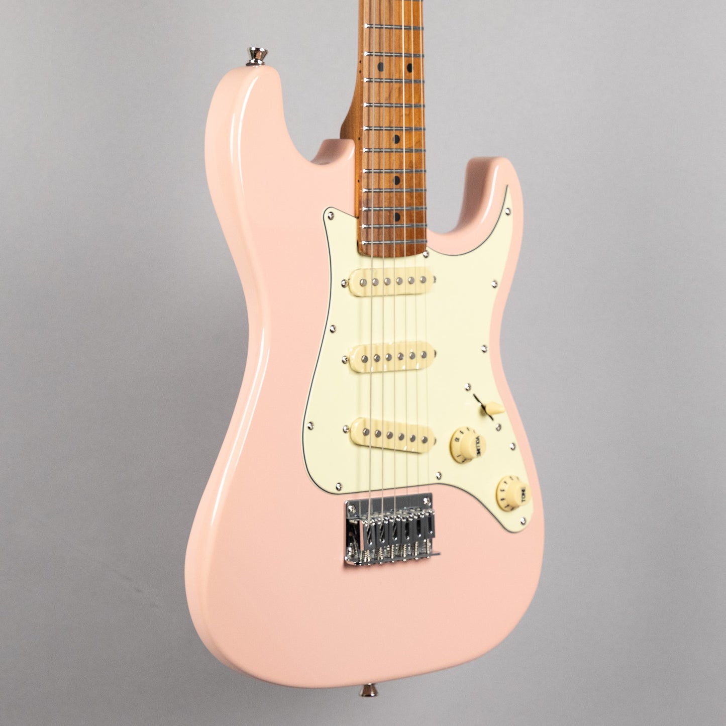 JET JS300 Mini SSS Electric Guitar, Pink