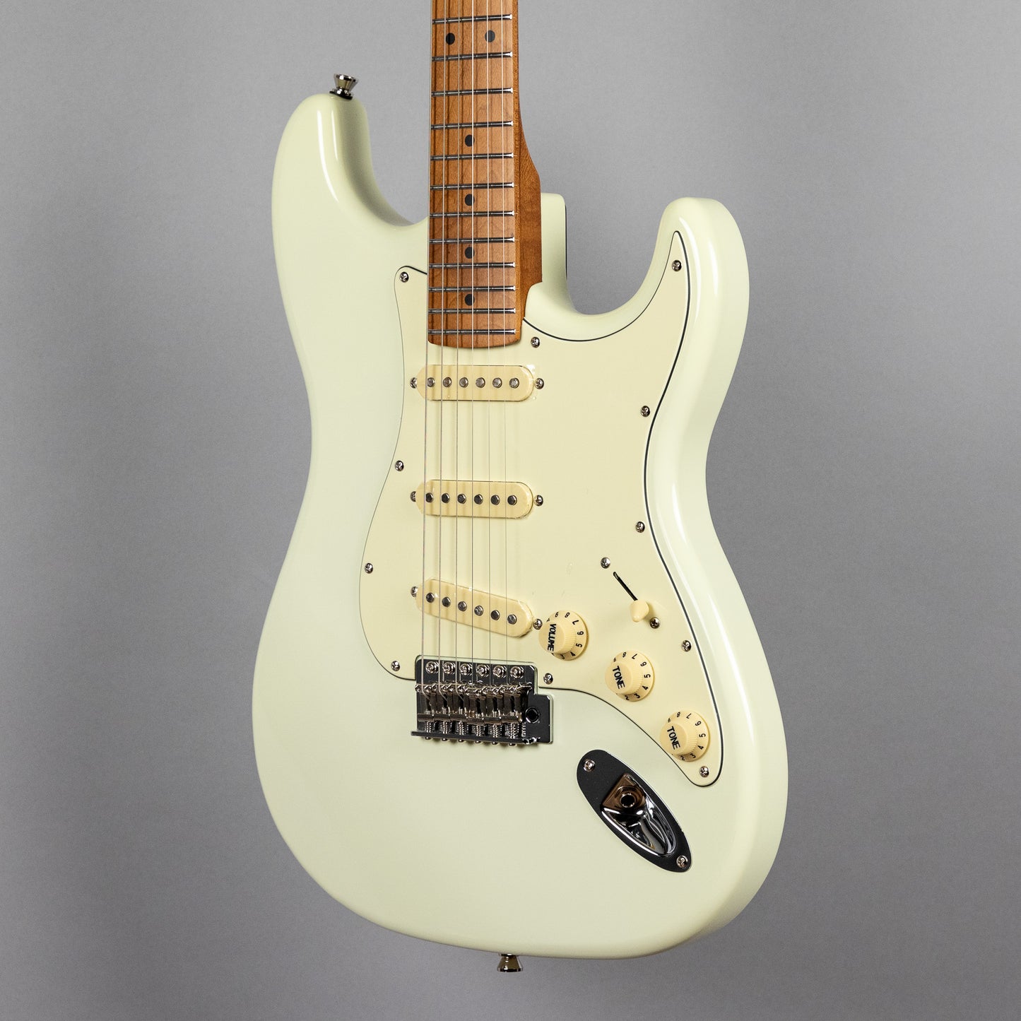 JET JS-300 SSS Electric Guitar, Off White