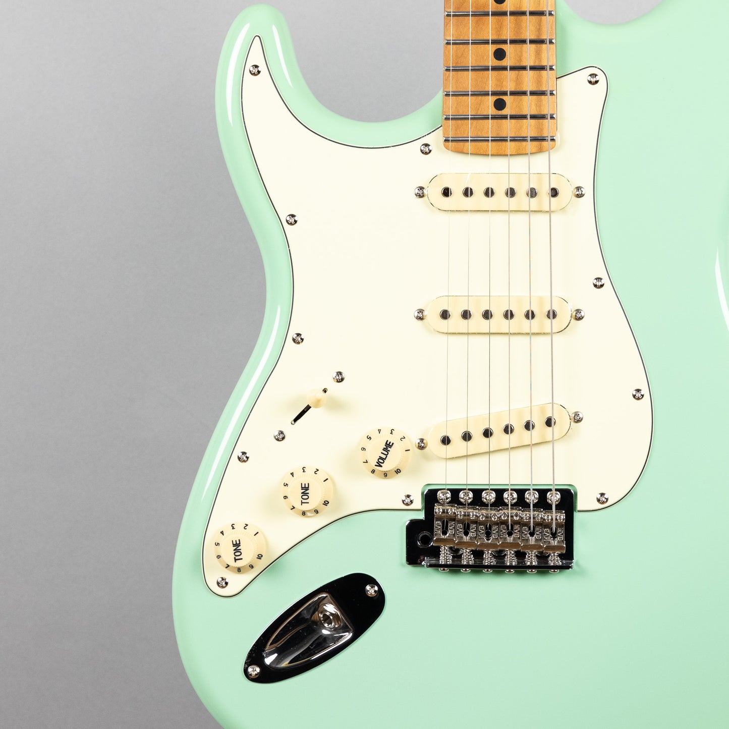JET JS-300 SSS Left-Handed Electric Guitar, Sea Foam Green