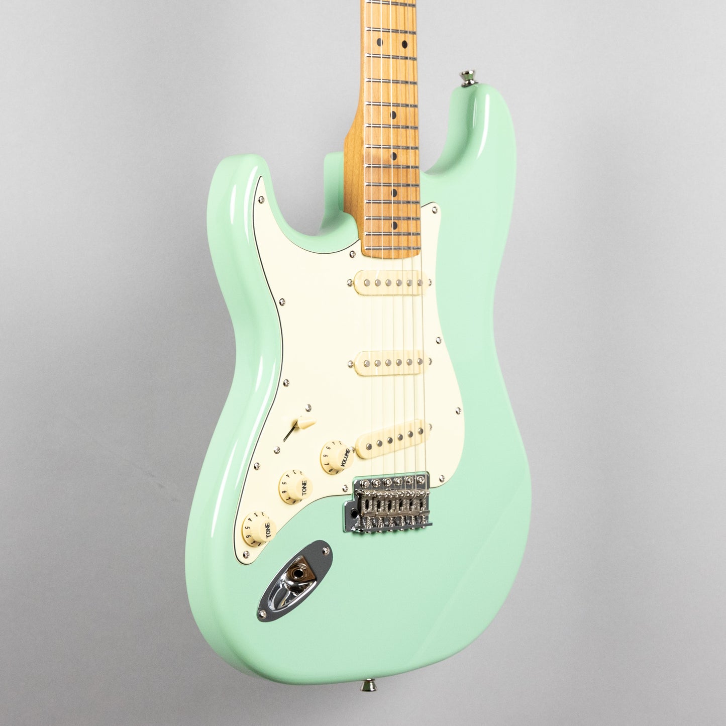 JET JS-300 SSS Left-Handed Electric Guitar, Sea Foam Green