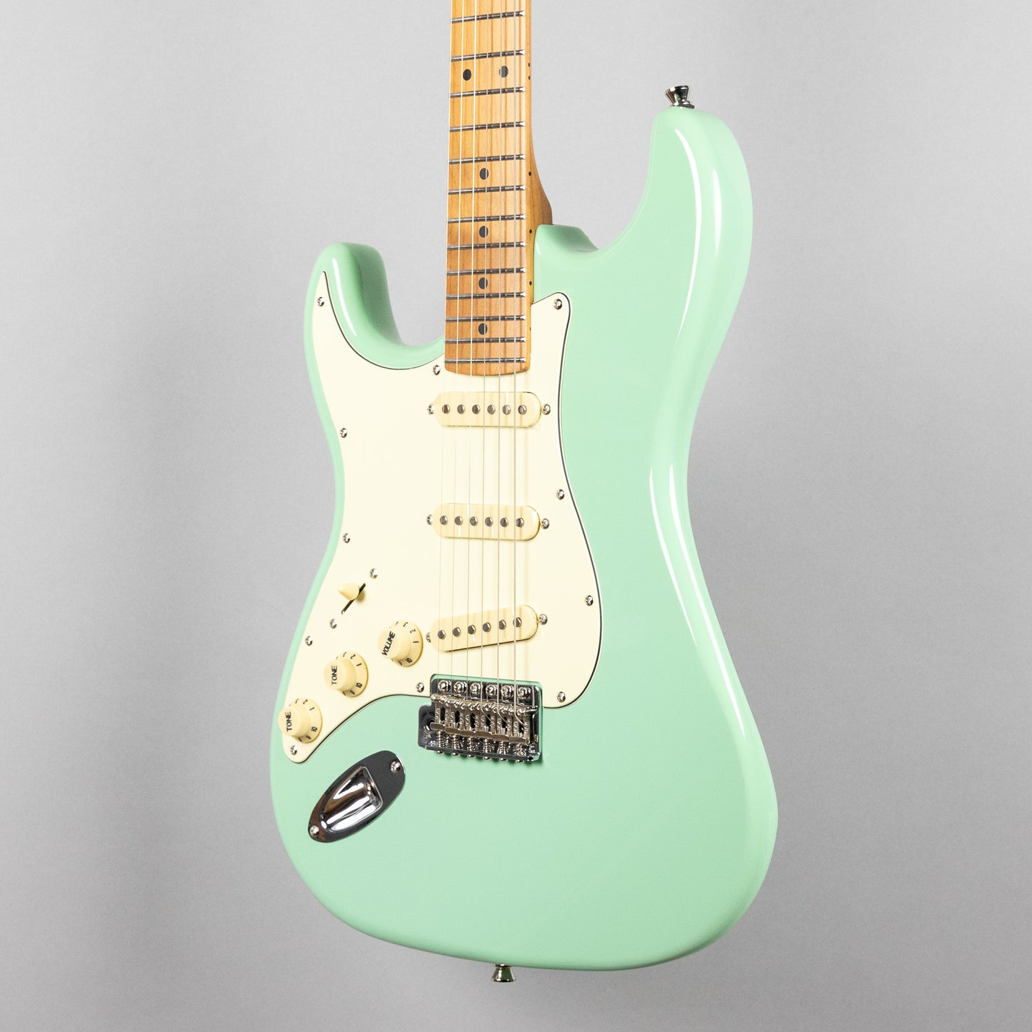 JET JS-300 SSS Left-Handed Electric Guitar, Sea Foam Green