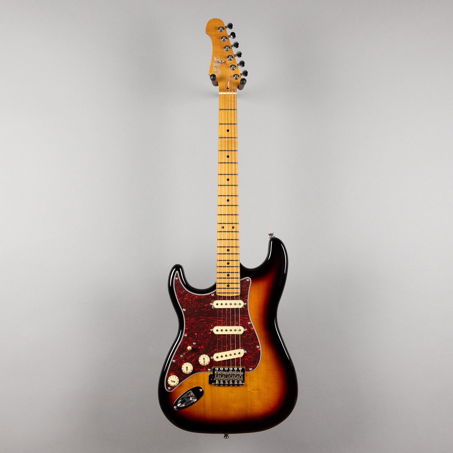 JET JS-300 SSS Left-Handed Electric Guitar, Sunburst