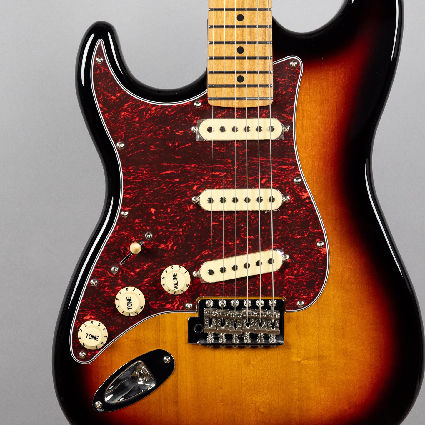 JET JS-300 SSS Left-Handed Electric Guitar, Sunburst