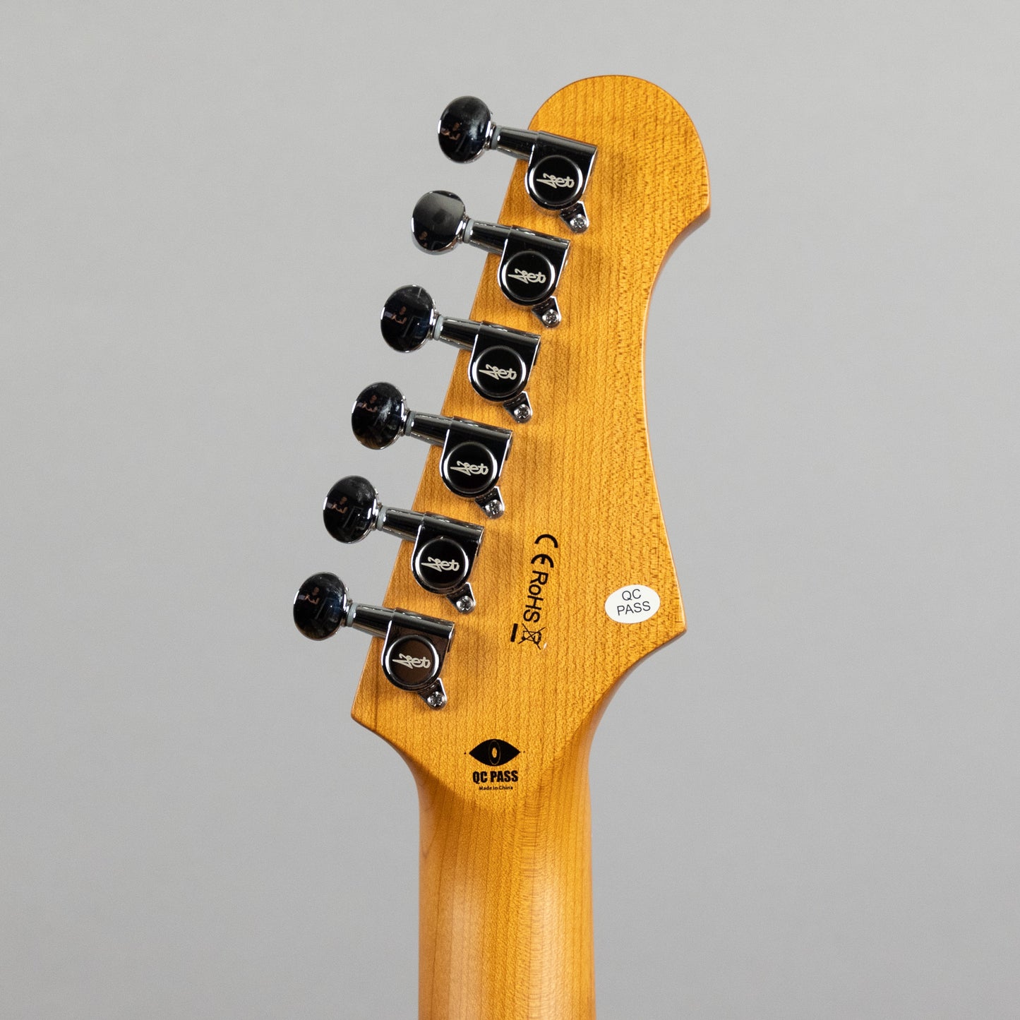 JET JS-300 SSS Left-Handed Electric Guitar, Sunburst