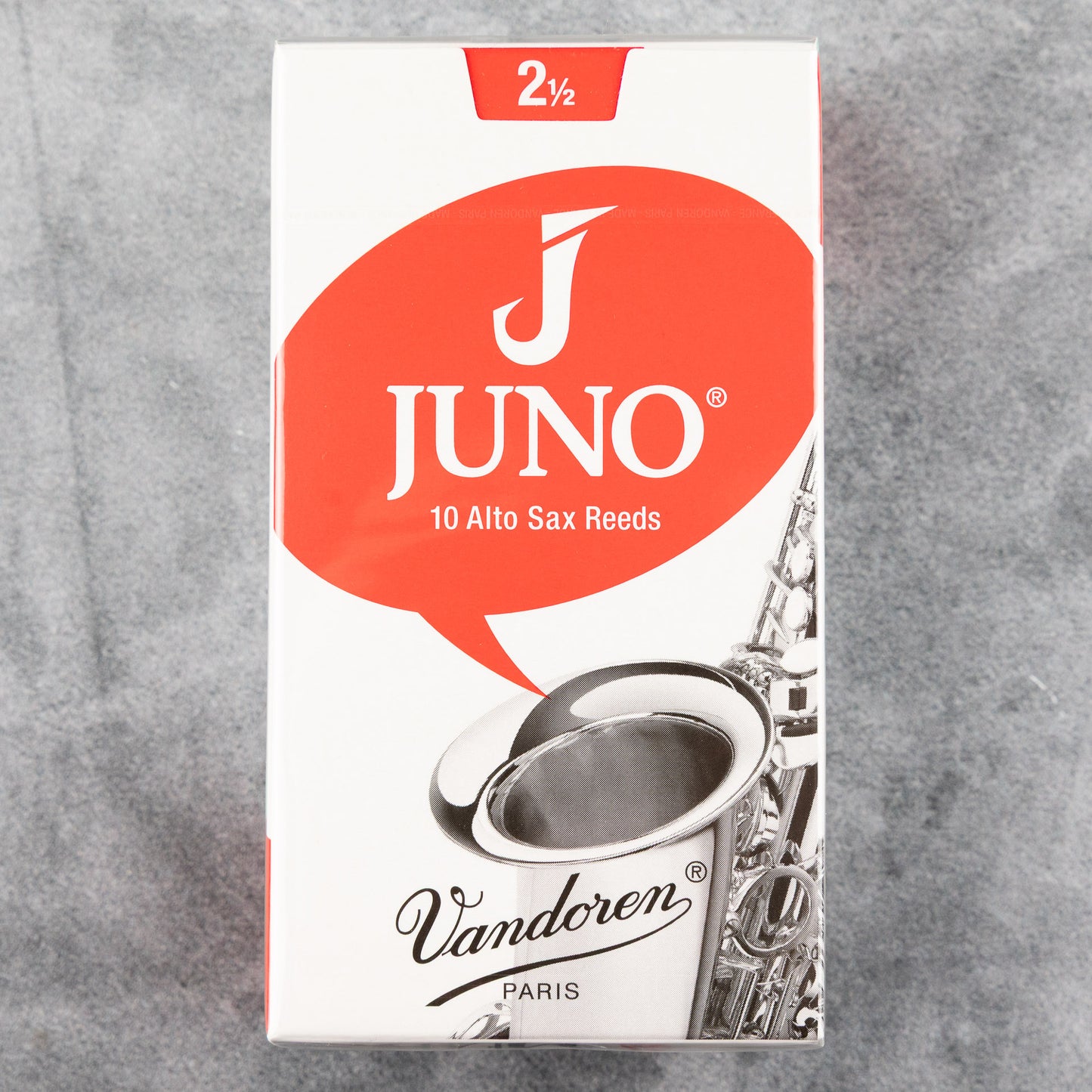 Juno Alto Sax Reeds, Strength 2.5 (Box of 10)