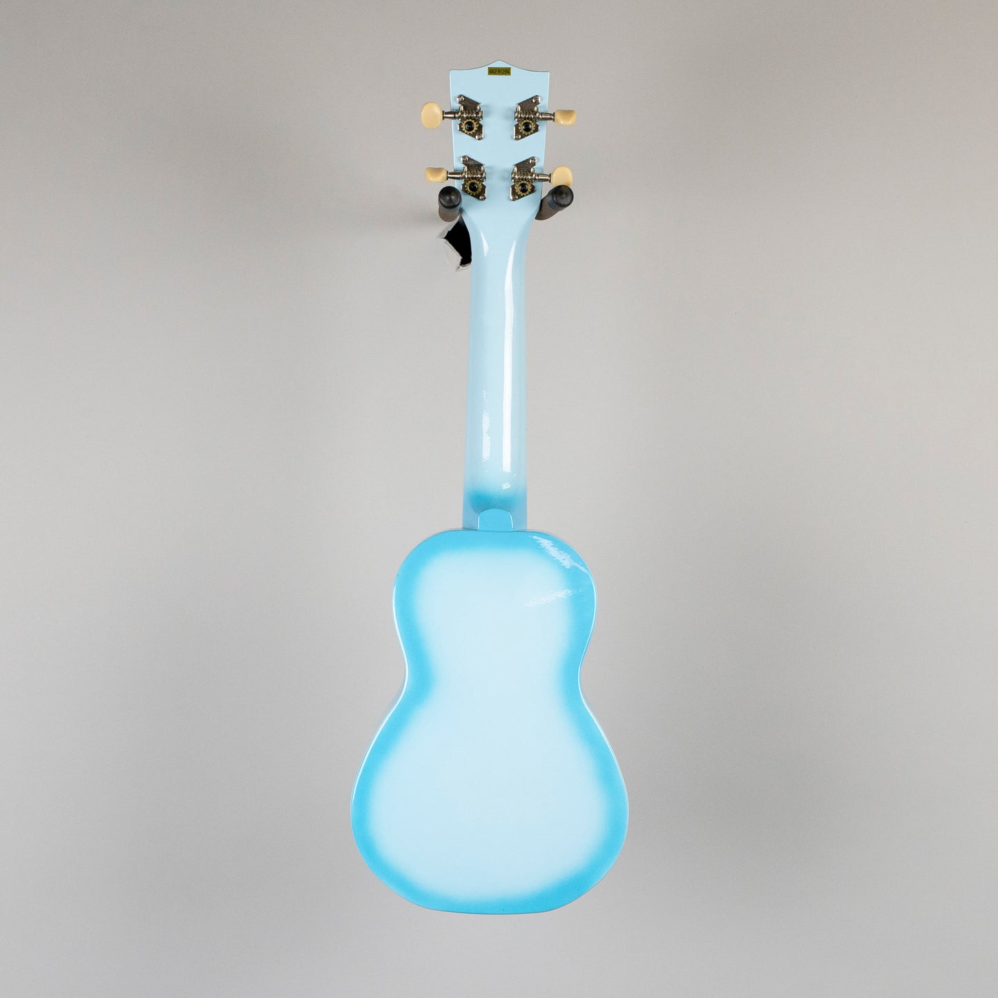 Kala Makala Soprano Dolphin Ukulele, Light Blue Burst