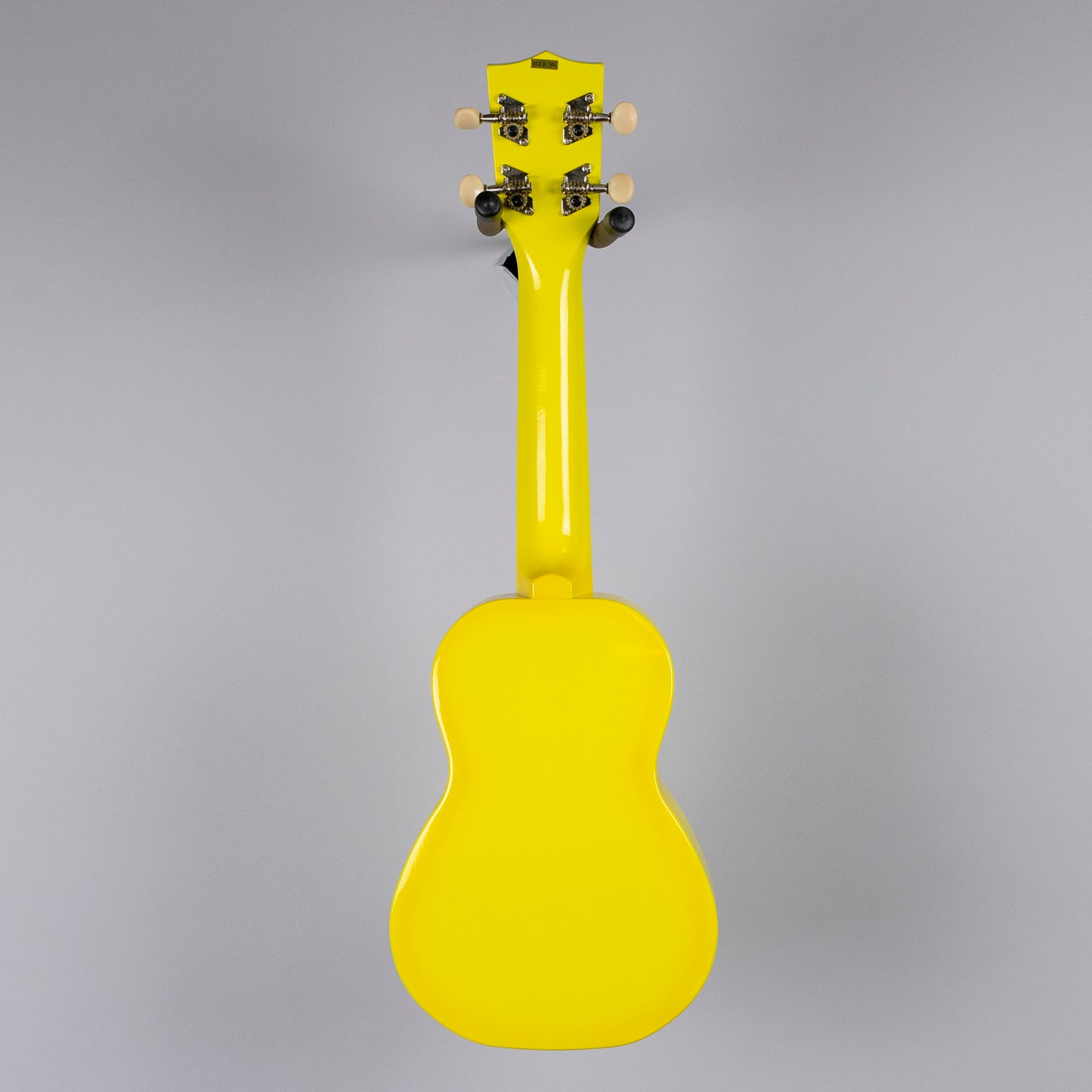 Kala Makala Soprano Dolphin Ukulele, Yellow Burst