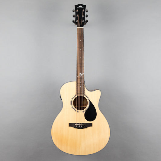 Kepma GA3-130A+ Grand Auditorium Acoustic Guitar, Natural Matte Finish, AcoustiFex K-10 Pickup